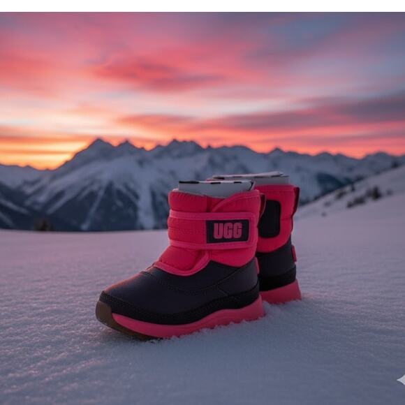 NEW CUTE UGG Kids Taney Weather Waterproof Snow Boots | Size 7 Toddler - Picture 3 of 10